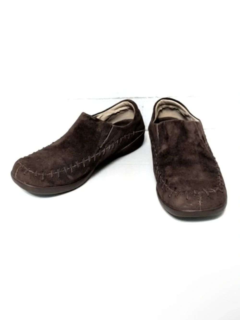 MERRELL Wild Senna Brown Suede Loafers 9.5